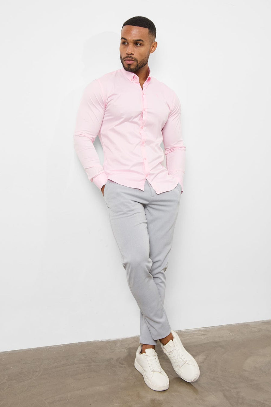 Athletic Fit Signature Shirt 2.0 in Pink - TAILORED ATHLETE - USA