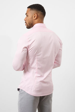 Athletic Fit Signature Shirt 2.0 in Pink - TAILORED ATHLETE - USA