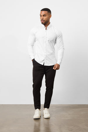 Athletic Fit Signature Shirt 2.0 in White - TAILORED ATHLETE - USA