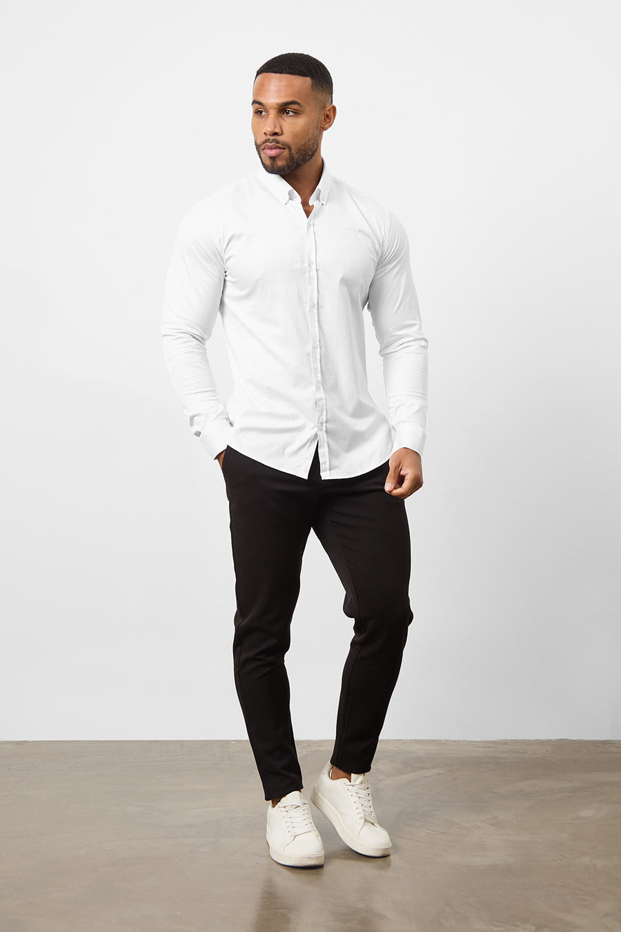 Athletic Fit Signature Shirt 2.0 in White - TAILORED ATHLETE - USA