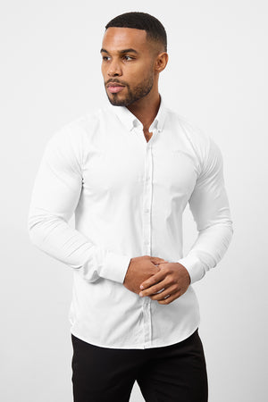 Athletic Fit Signature Shirt 2.0 in White - TAILORED ATHLETE - USA