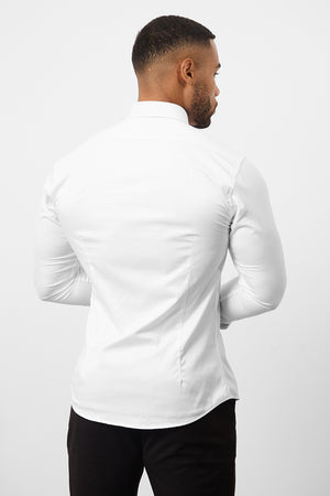 Athletic Fit Signature Shirt 2.0 in White - TAILORED ATHLETE - USA