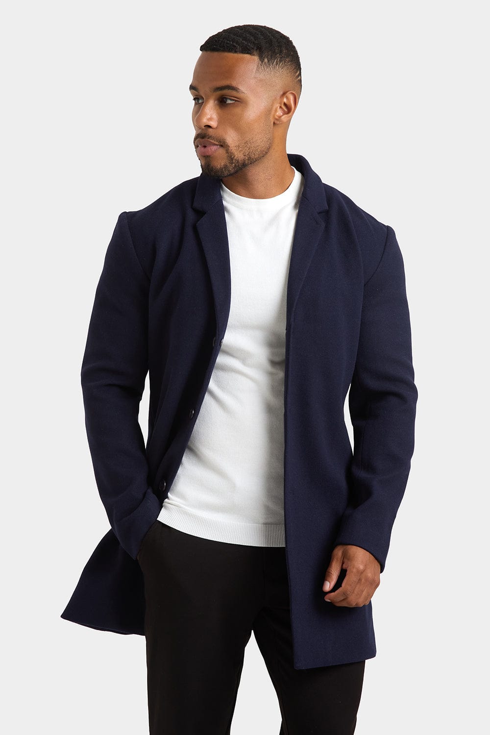 Fitted overcoat online