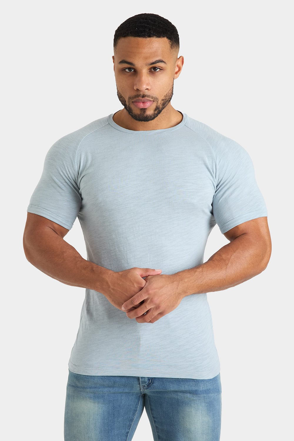 Slub T-Shirt in Fog - TAILORED ATHLETE - USA