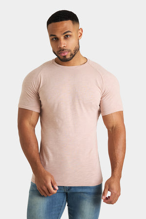 Slub T-Shirt in Rose Clay - TAILORED ATHLETE - USA