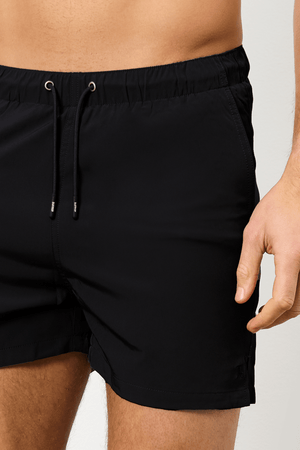 Plain Swim Short in Black - TAILORED ATHLETE - USA