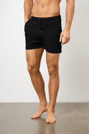 Plain Swim Short in Black - TAILORED ATHLETE - USA