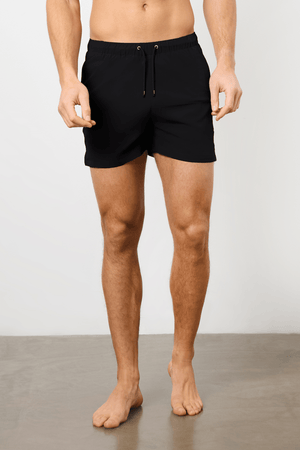 Plain Swim Short in Black - TAILORED ATHLETE - USA