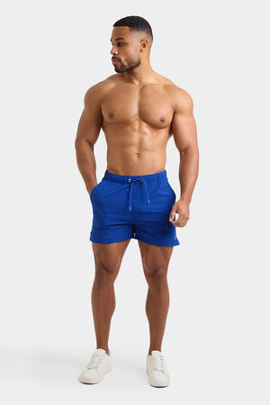 Plain Swim Shorts in Cobalt - TAILORED ATHLETE - USA