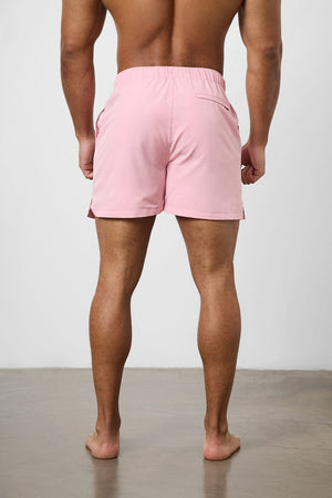 Plain Swim Short in Pale Pink - TAILORED ATHLETE - USA