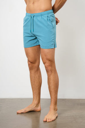 Plain Swim Short in Teal - TAILORED ATHLETE - USA