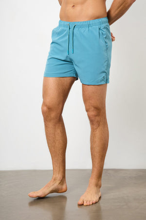 Plain Swim Short in Teal - TAILORED ATHLETE - USA