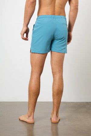 Plain Swim Short in Teal - TAILORED ATHLETE - USA