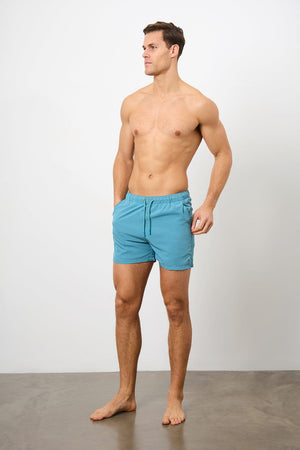 Plain Swim Short in Teal - TAILORED ATHLETE - USA