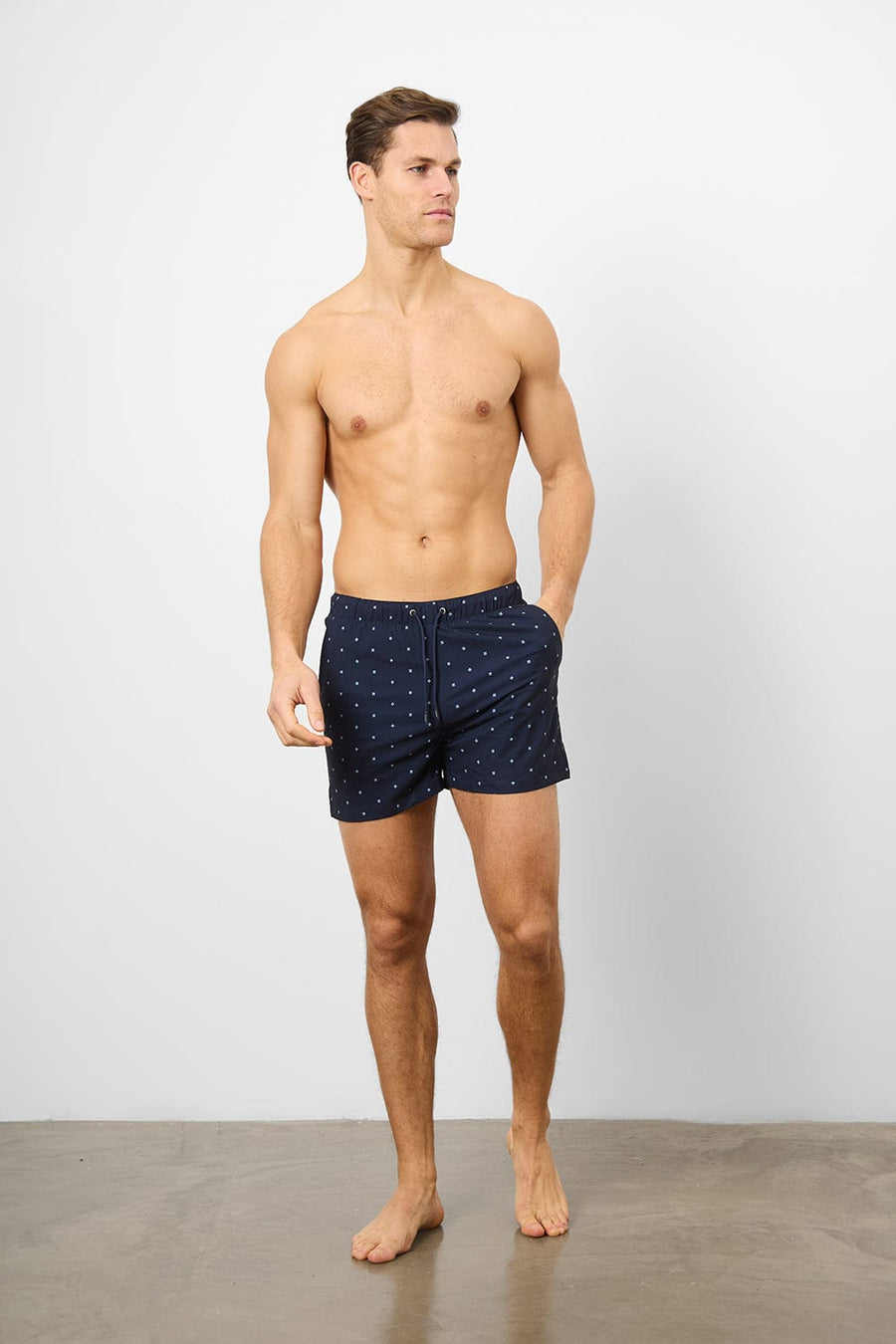 Printed Medallion Swim Short - TAILORED ATHLETE - USA