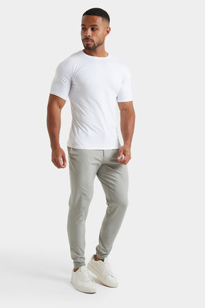 Everyday Tech Pants in Soft Grey - TAILORED ATHLETE - USA