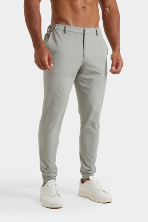 Everyday Tech Pants in Soft Grey - TAILORED ATHLETE - USA