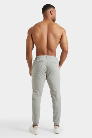 Everyday Tech Pants in Soft Grey - TAILORED ATHLETE - USA