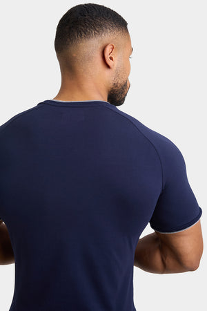 Tipped T-Shirt in Navy - TAILORED ATHLETE - USA