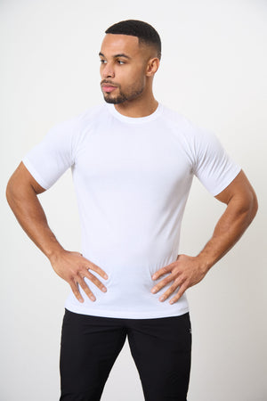 Essential Training Top in White - TAILORED ATHLETE - USA