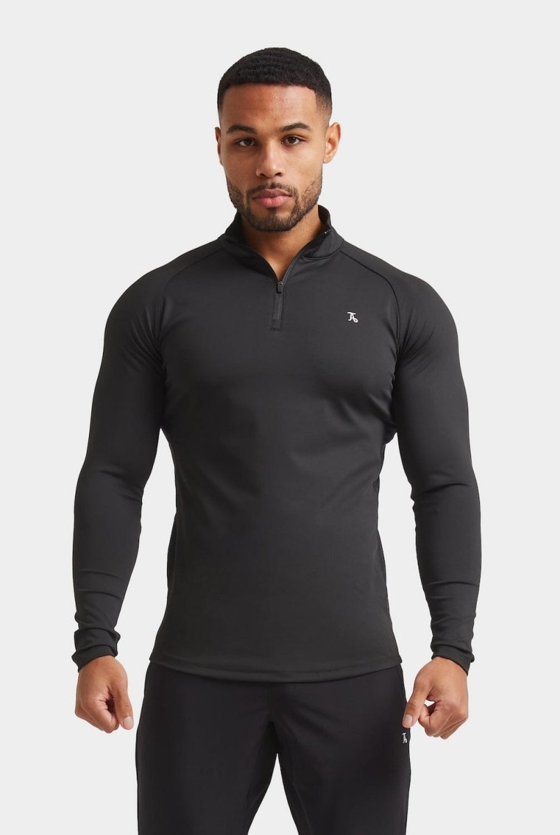 Training Quarter Zip in Black - Main Image