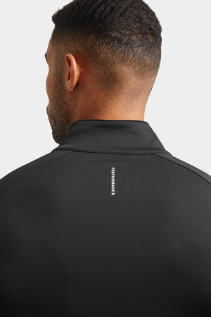 Training Quarter Zip in Black - TAILORED ATHLETE - USA