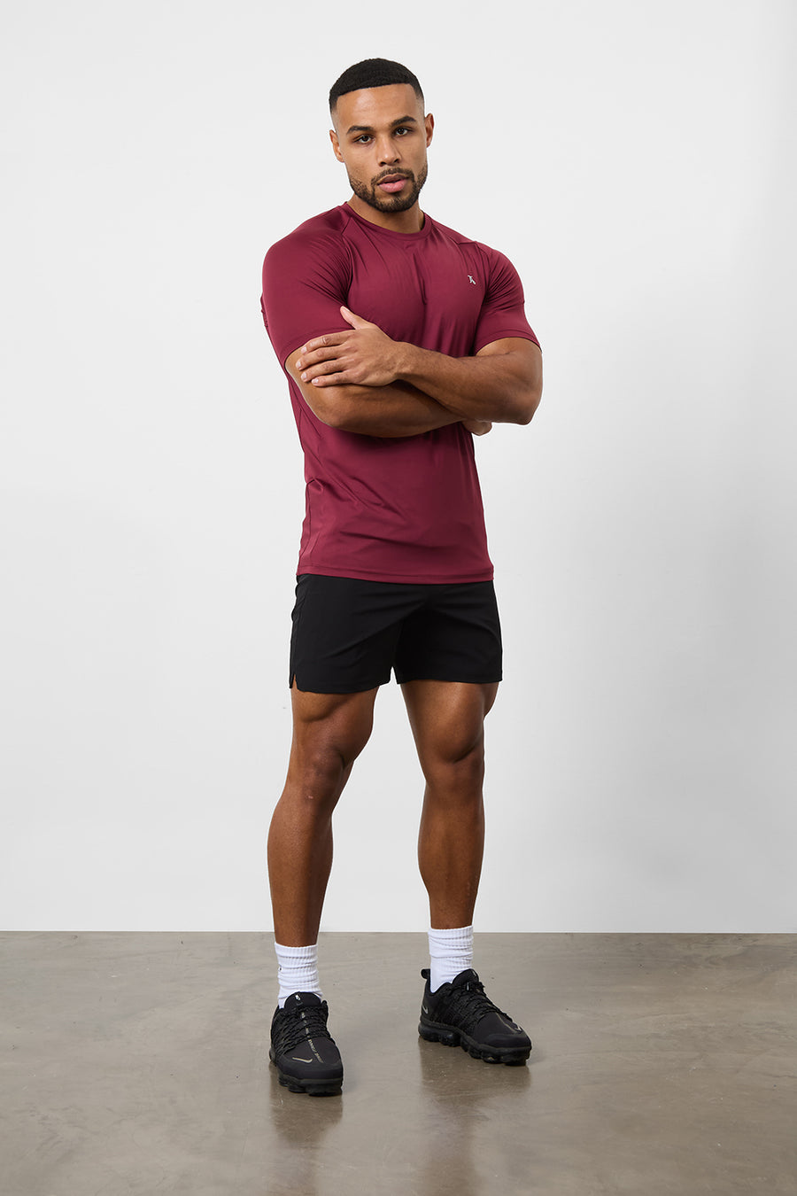 Training Top in Burgundy - TAILORED ATHLETE - USA