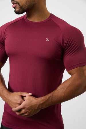 Training Top in Burgundy - TAILORED ATHLETE - USA