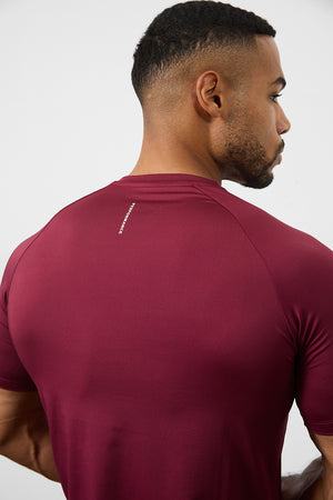 Training Top in Burgundy - TAILORED ATHLETE - USA