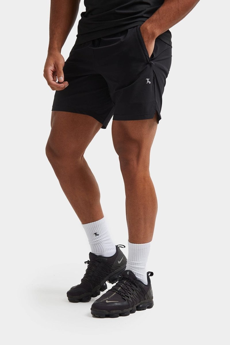 Training Shorts in Black - TAILORED ATHLETE - USA