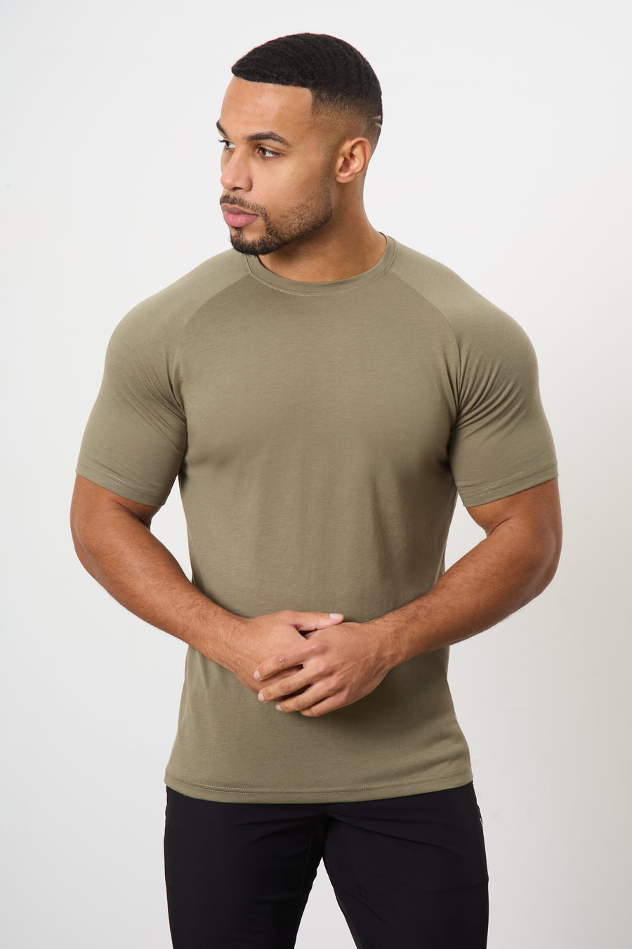 Essential Training Top in Khaki - TAILORED ATHLETE - USA