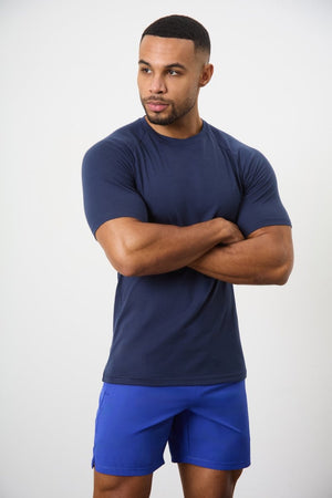 5 Pack Essential Training Top in Black/ Charcoal/ White/ Navy/ Slate Blue - TAILORED ATHLETE - USA