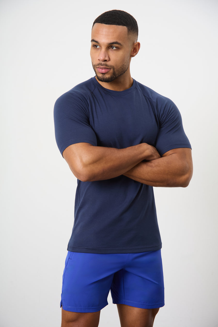 Essential Training Top in Navy - TAILORED ATHLETE - USA