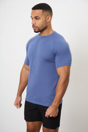 Essential Training Top in Slate Blue - TAILORED ATHLETE - USA