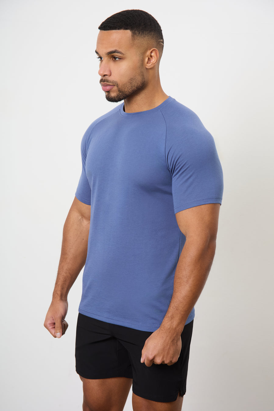 Essential Training Top in Slate Blue - TAILORED ATHLETE - USA