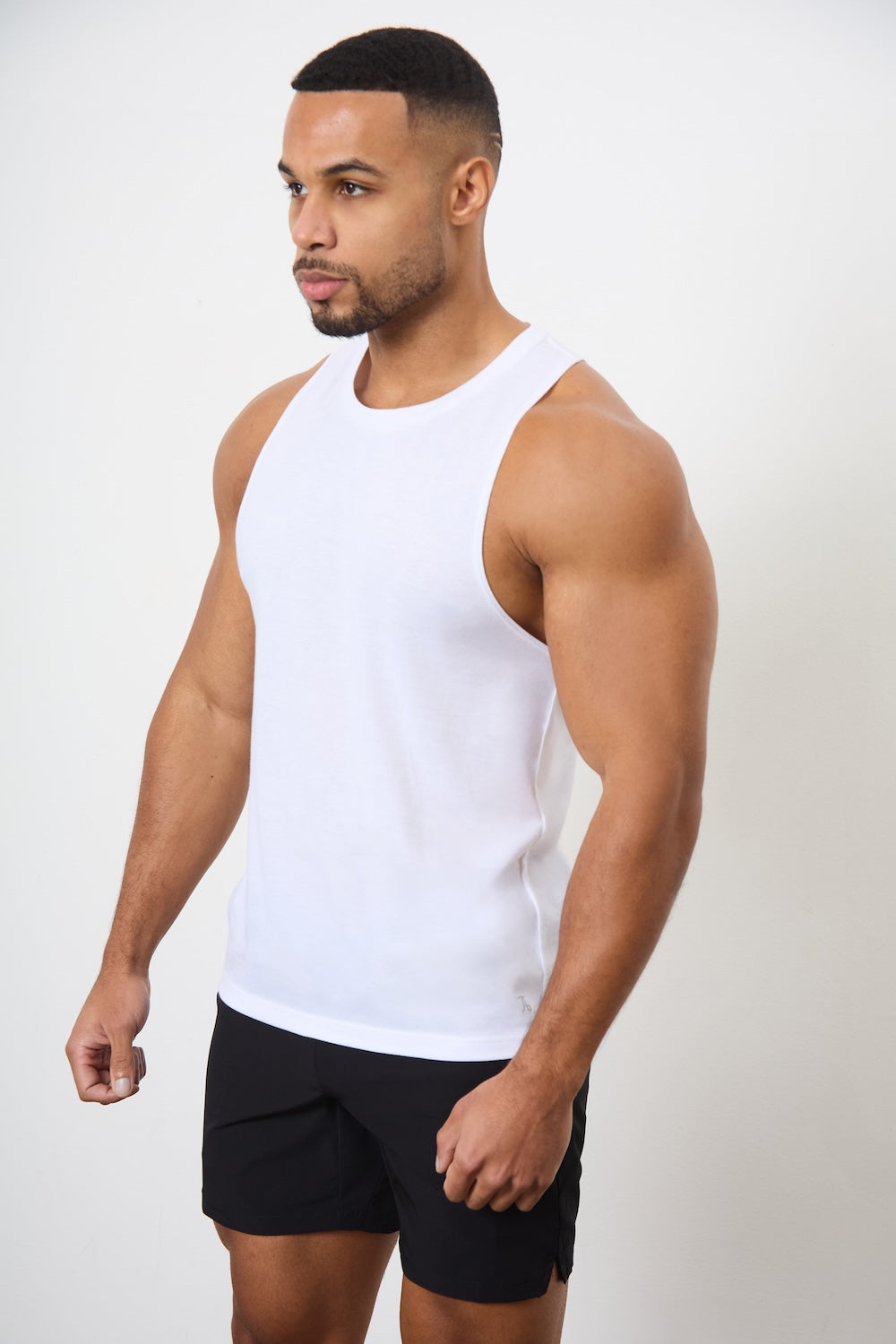 3 Pack Essential Training Tank Top in White - TAILORED ATHLETE - USA