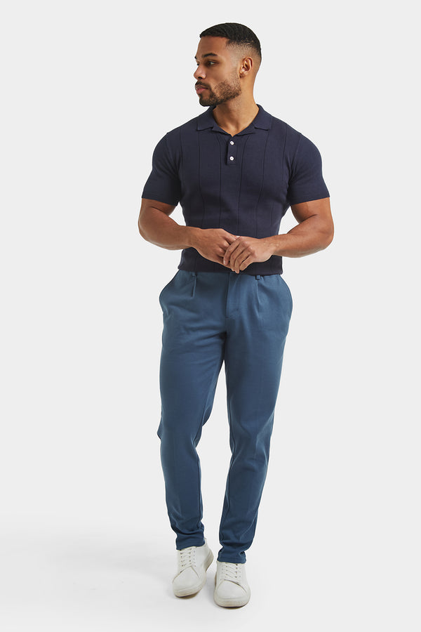 Coloured Cargo Trousers for Boys - petrol blue, Boys | Vertbaudet