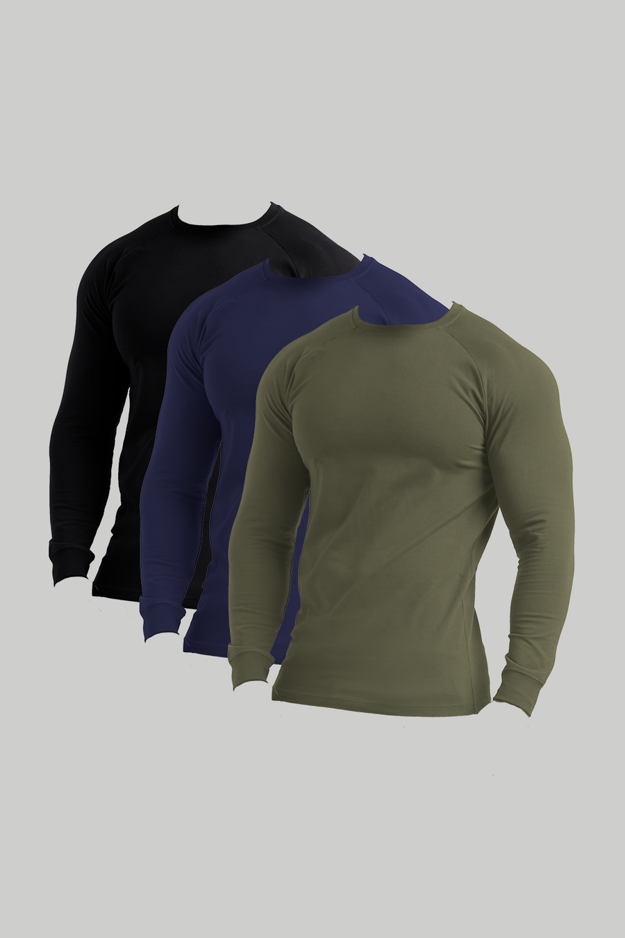 Athletic Fit Long Sleeve Veteran 3-Pack - TAILORED ATHLETE - USA