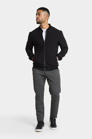 Bomber Jacket in Black - TAILORED ATHLETE - USA