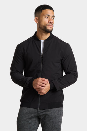 Bomber Jacket in Black - TAILORED ATHLETE - USA