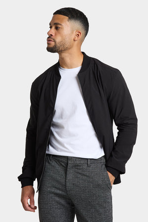 Bomber Jacket in Black - TAILORED ATHLETE - USA