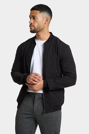 Bomber Jacket in Black - TAILORED ATHLETE - USA