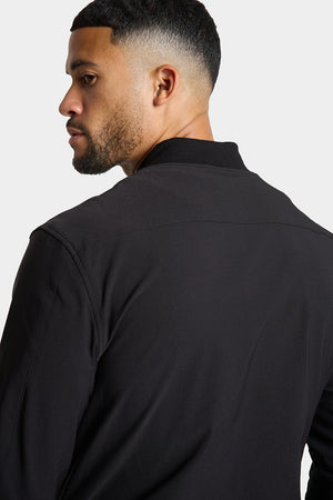 Bomber Jacket in Black - TAILORED ATHLETE - USA