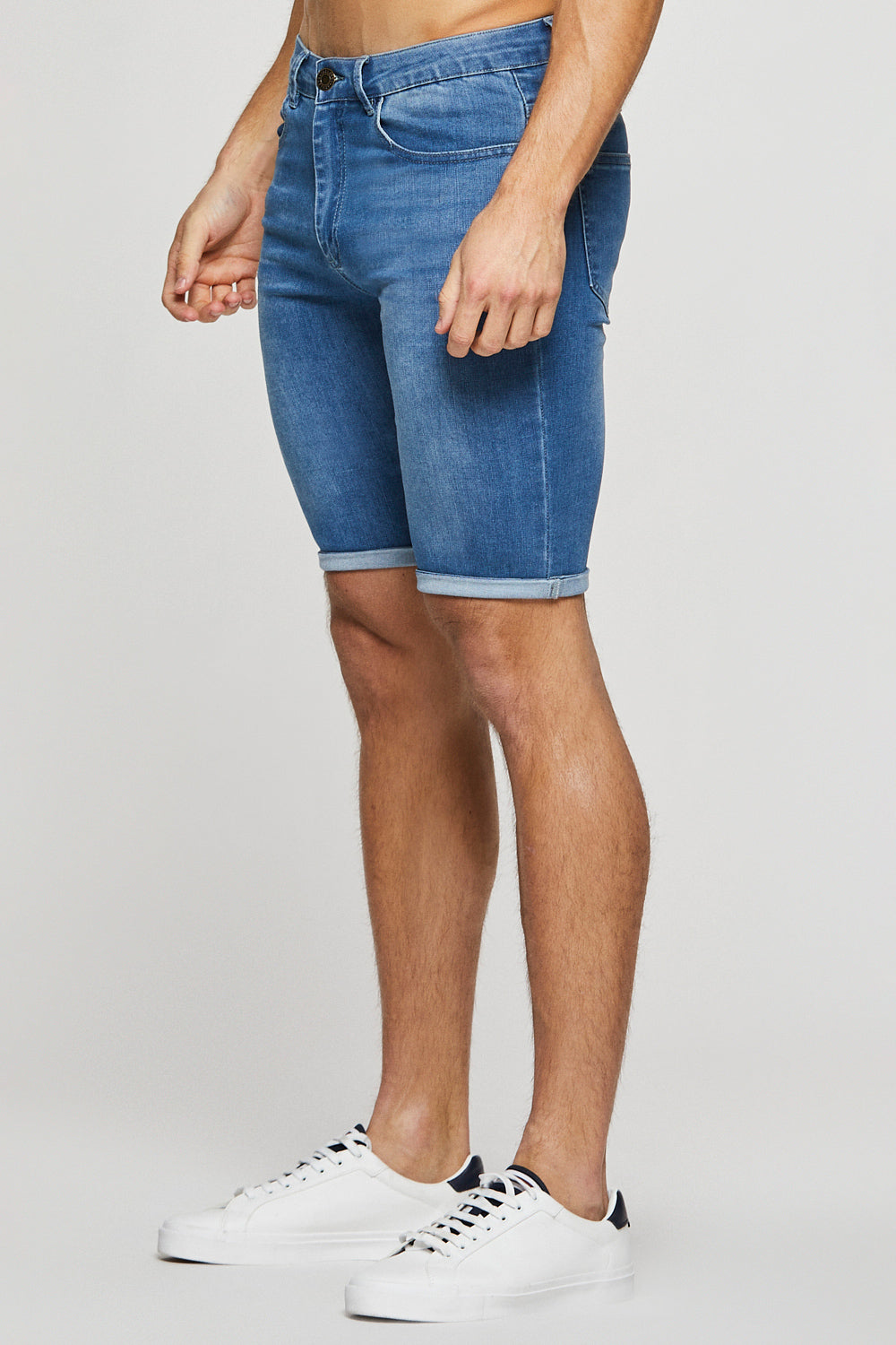 Tailored cheap denim shorts