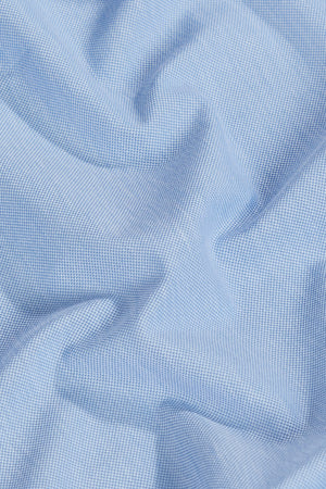 Cotton Oxford Shirt in Sky Blue - TAILORED ATHLETE - USA
