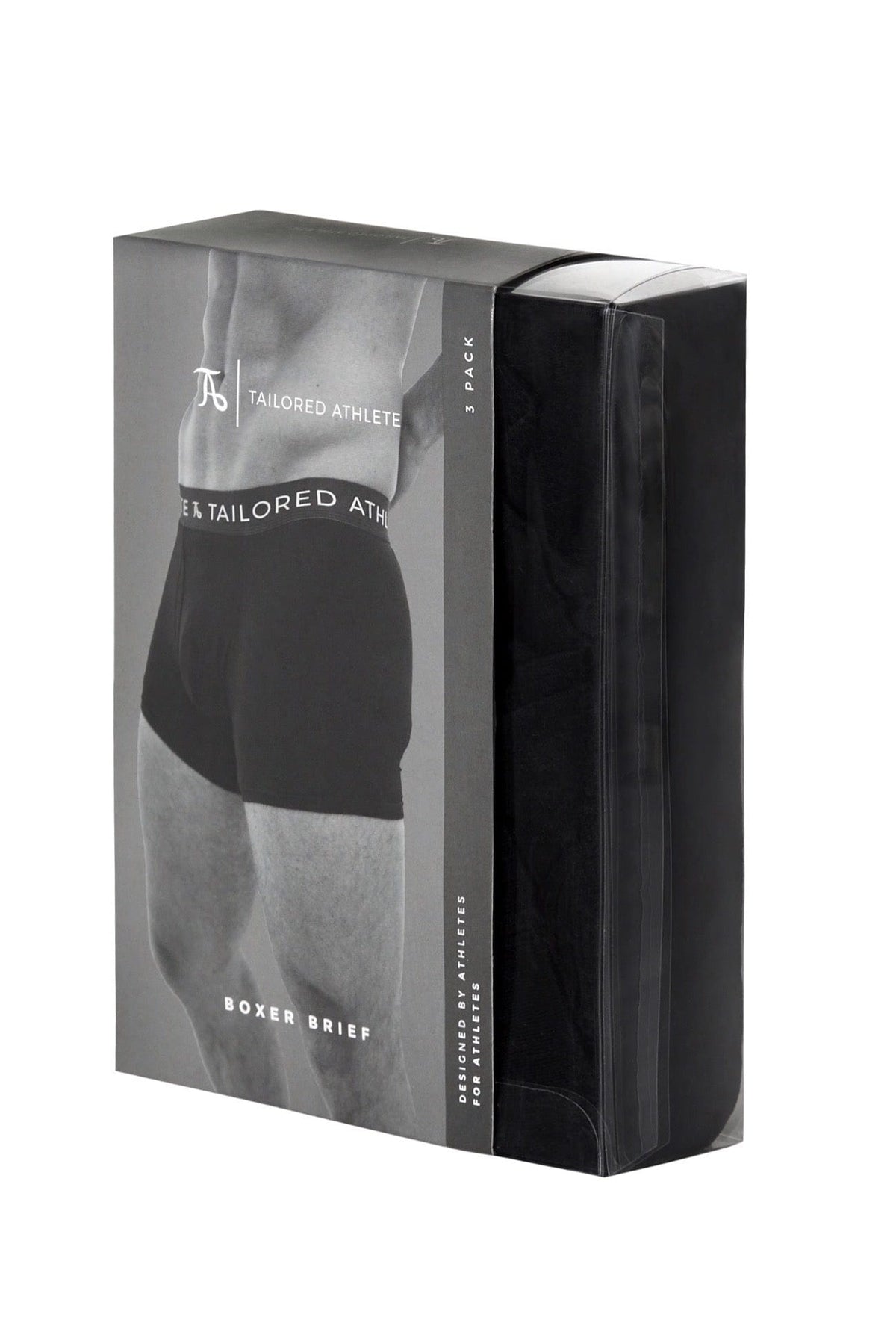 3 Pack Boxer Briefs in Grey TAILORED ATHLETE USA