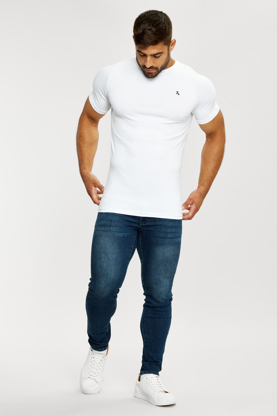 Premium Athletic Fit T-Shirt in White - TAILORED ATHLETE - USA