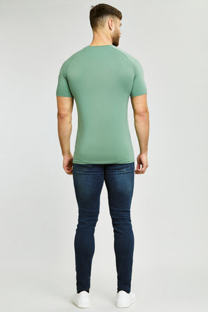 Athletic Fit T-Shirt in Sage - TAILORED ATHLETE - USA