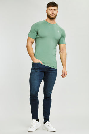 Athletic Fit T-Shirt in Sage - TAILORED ATHLETE - USA