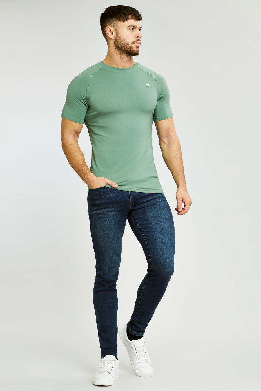 Athletic Fit T-Shirt in Sage - TAILORED ATHLETE - USA